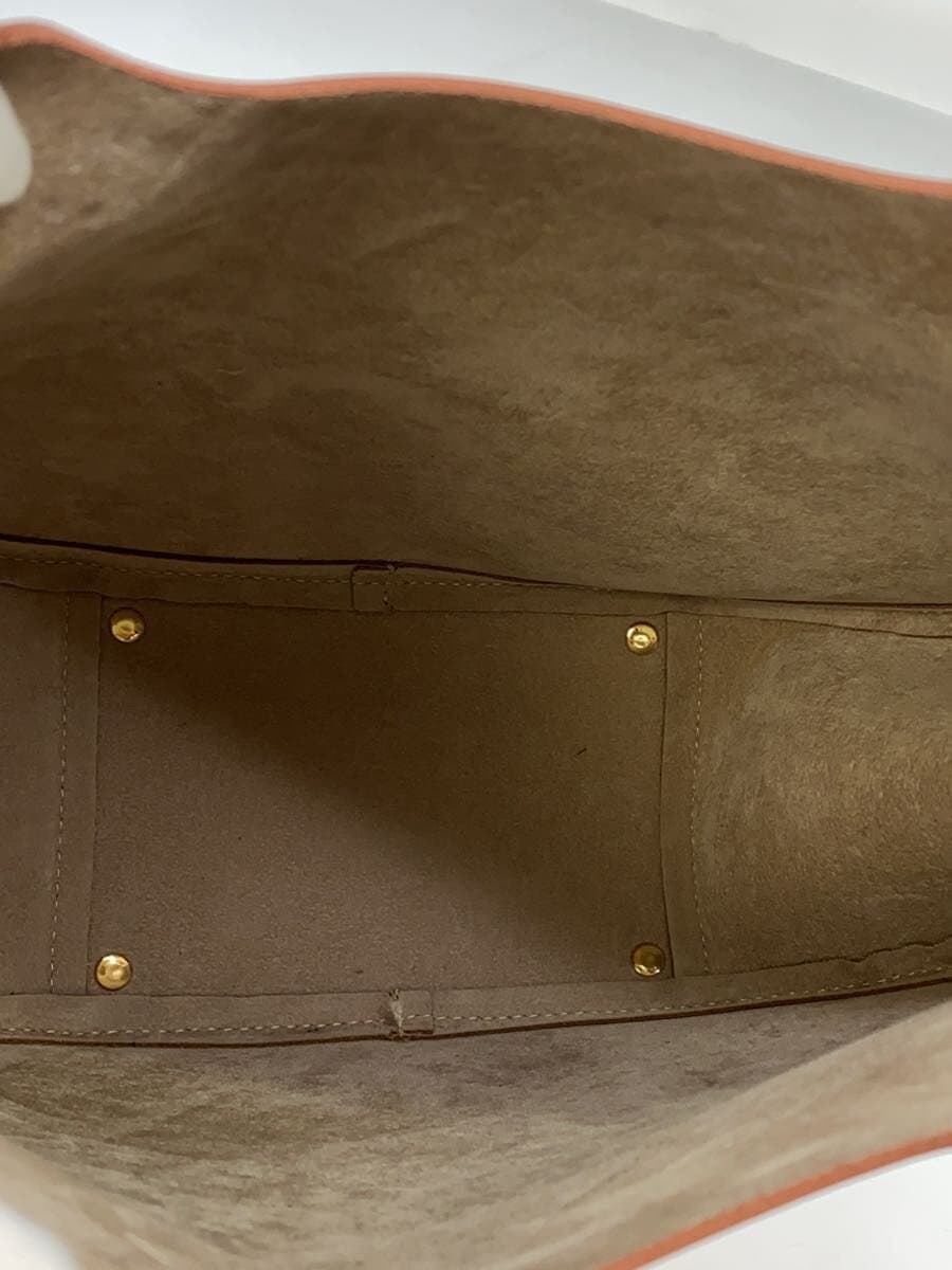 IACUCCI Handbag Leather BEG Solid 6