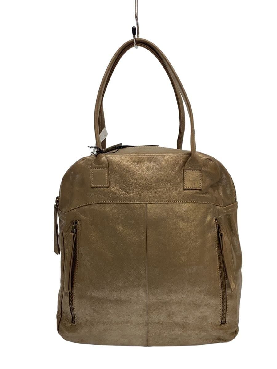 Other Brand Naterra Handbag Leather BEG Solid