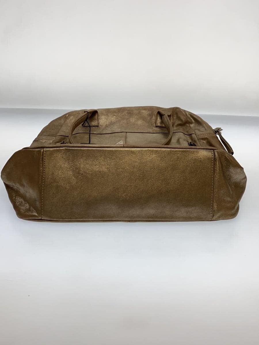 Other Brand Naterra Handbag Leather BEG Solid 4