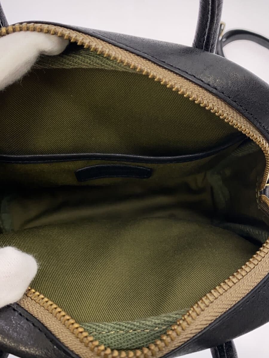 DAMASQUINA Handbag Leather BLK Solid 6