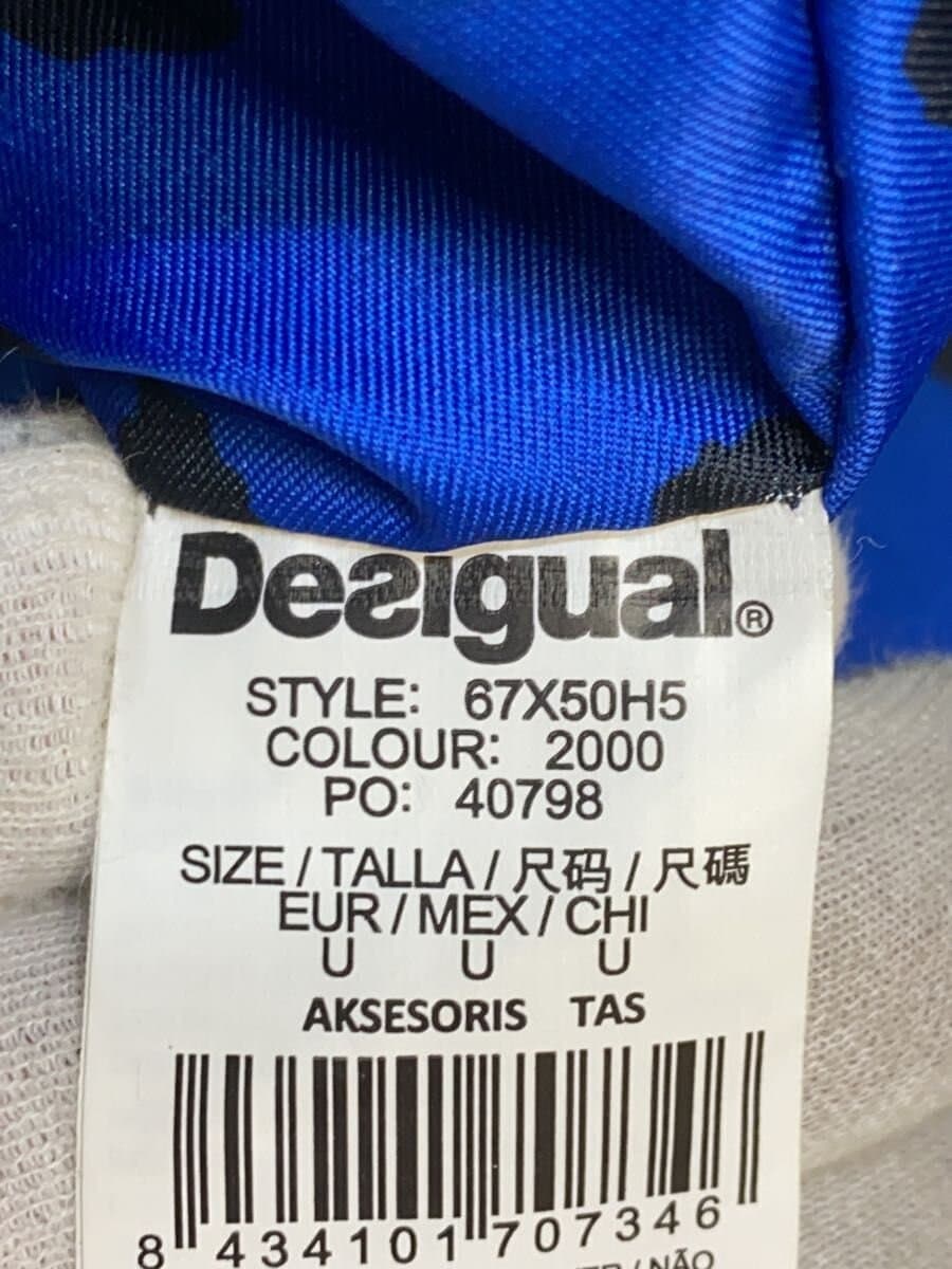 Desigual Tote Bag Leather BLK All Over Pattern 5