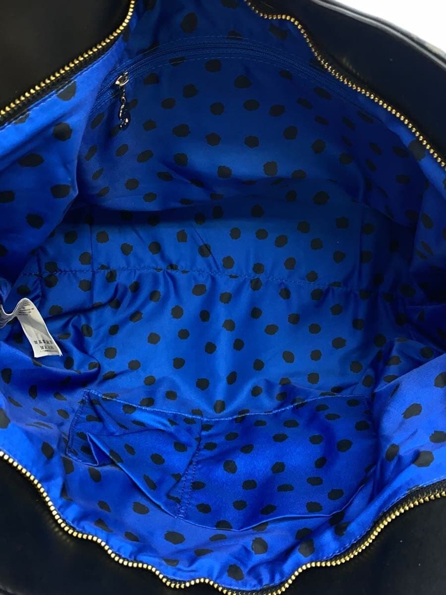 Desigual Tote Bag Leather BLK All Over Pattern 6