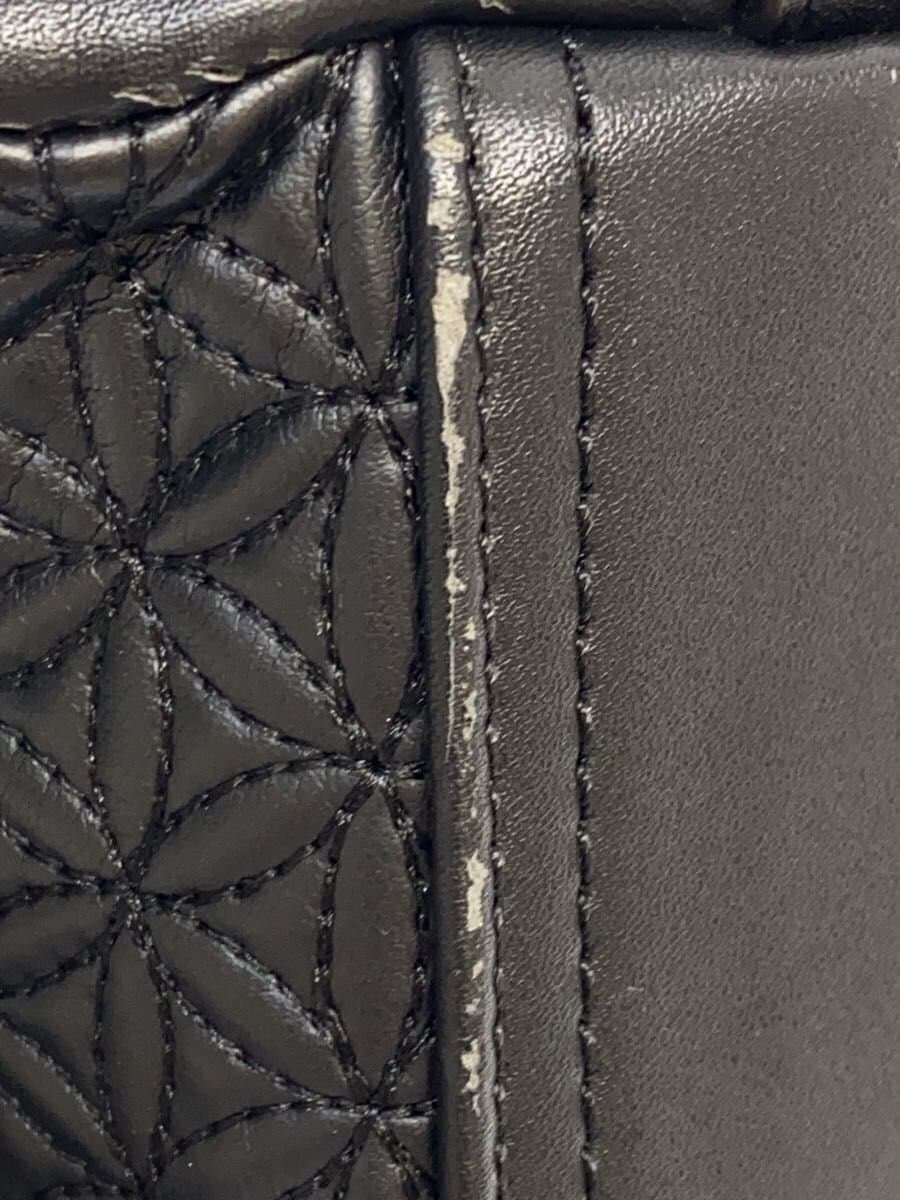 Desigual Tote Bag Leather BLK All Over Pattern 8