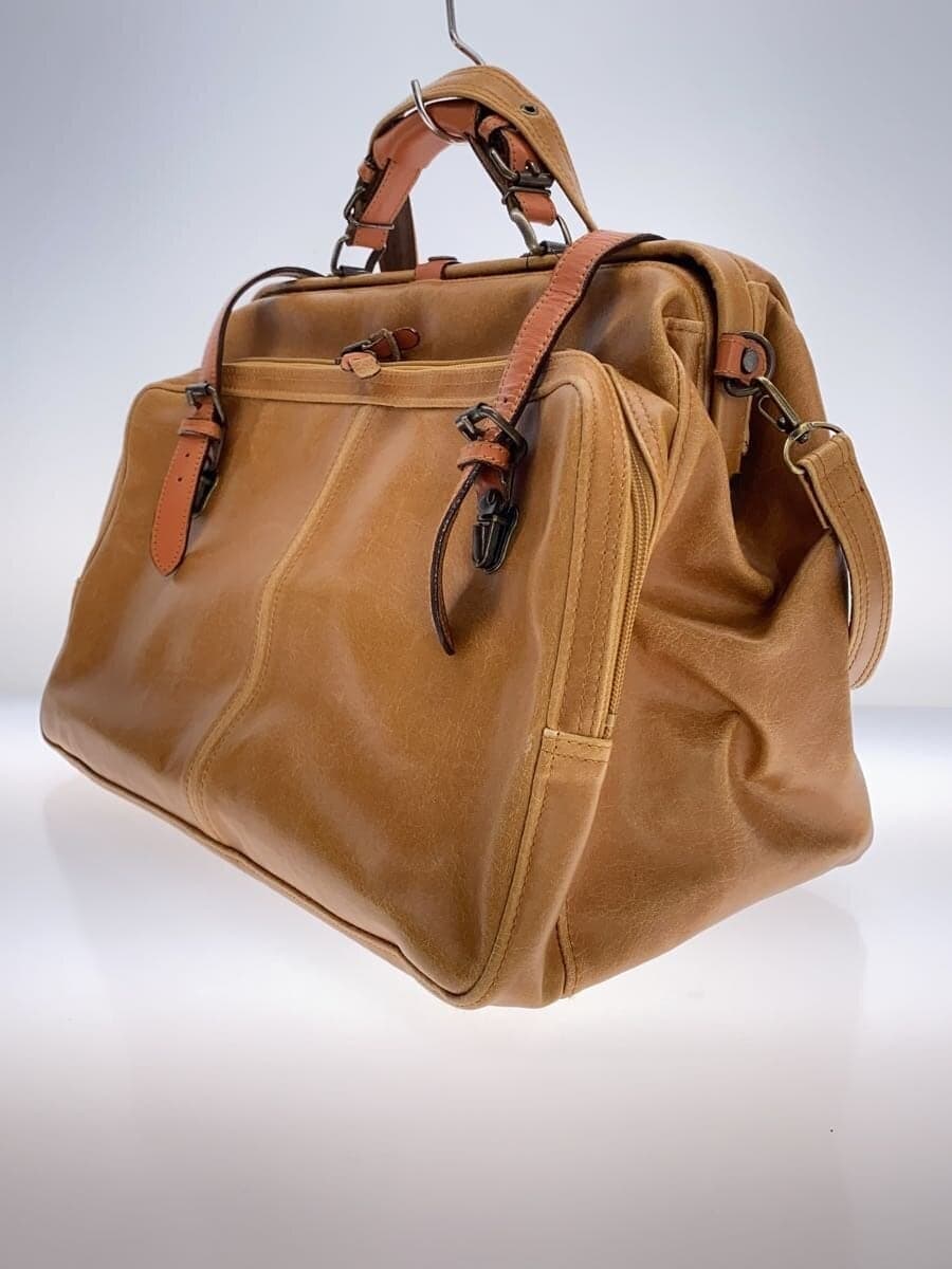 Other Brand Kiwada Boston Bag Leather CML Solid 2