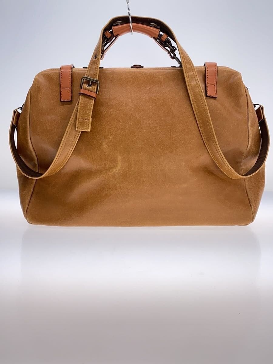 Other Brand Kiwada Boston Bag Leather CML Solid 3