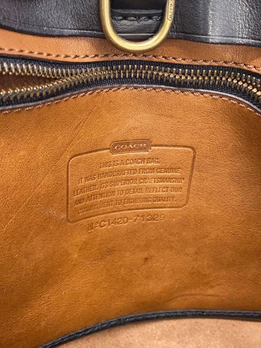 COACH Tote Bag Leather BRW Solid 1420-71329 5