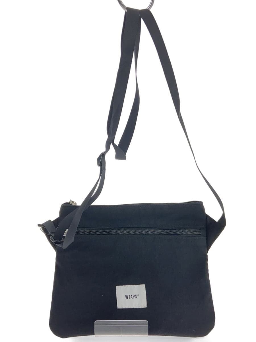 WTAPS Shoulder Bag Nylon BLK Solid 242TQDT-CG01