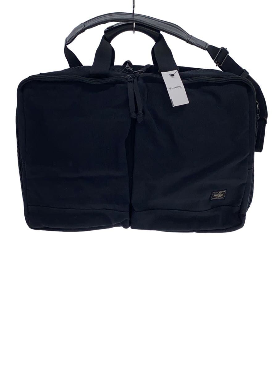 PORTER Shoulder Bag BLK Solid 2-Way Briefcase