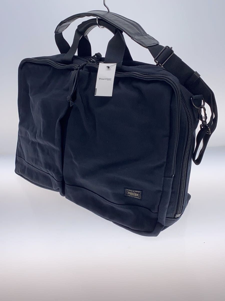 PORTER Shoulder Bag BLK Solid 2-Way Briefcase 2