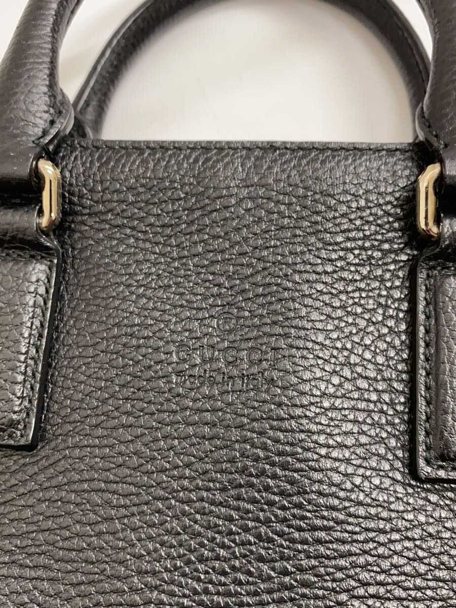 GUCCI Briefcase_Cosmopolis Leather BLK 5