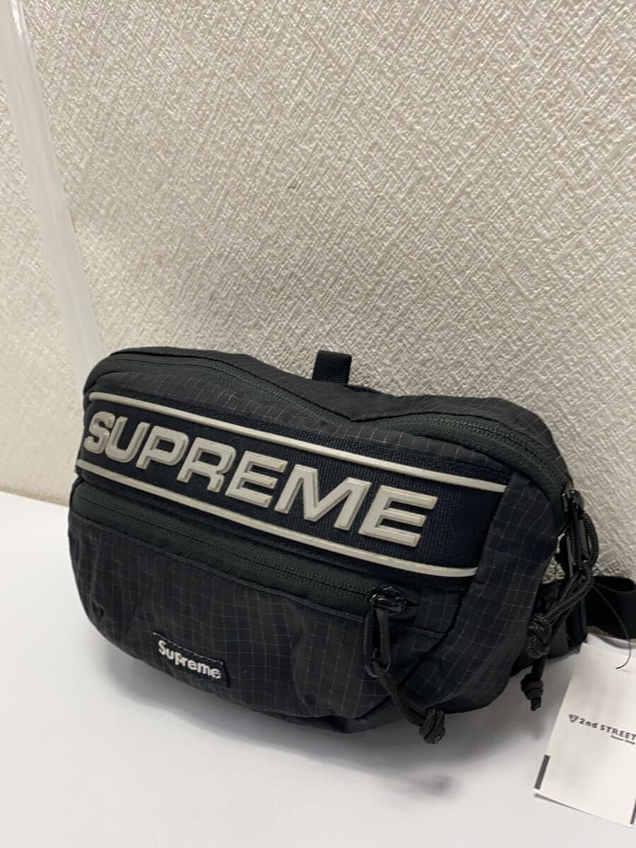 Supreme23AW Waist Bag Shoulder Bag Nylon BLK Solid 2
