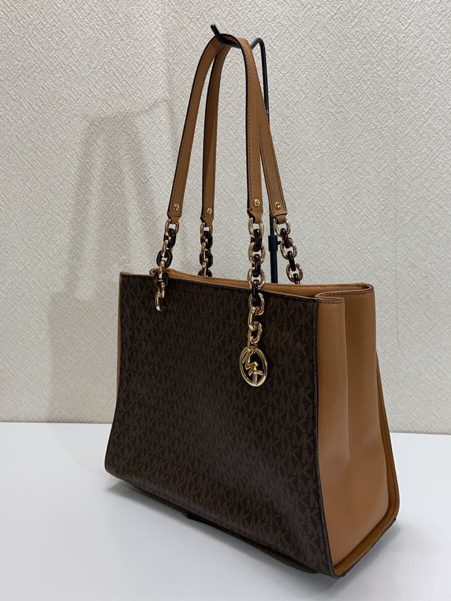MICHAEL KORS Tote Bag PVC BRW FP-1806 2