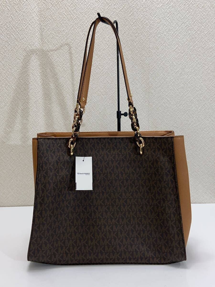 MICHAEL KORS Tote Bag PVC BRW FP-1806 3