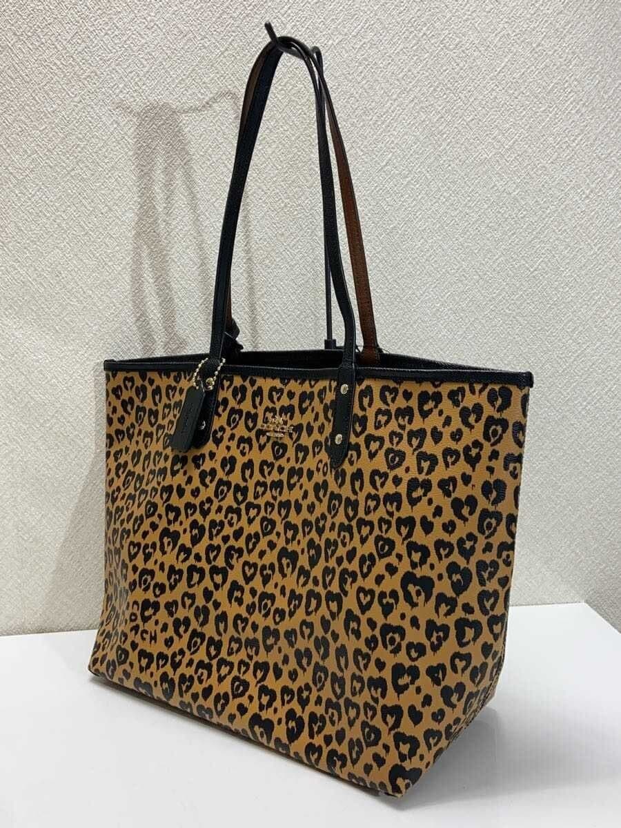 COACH Reversible Tote Bag PVC BRW F24209 2