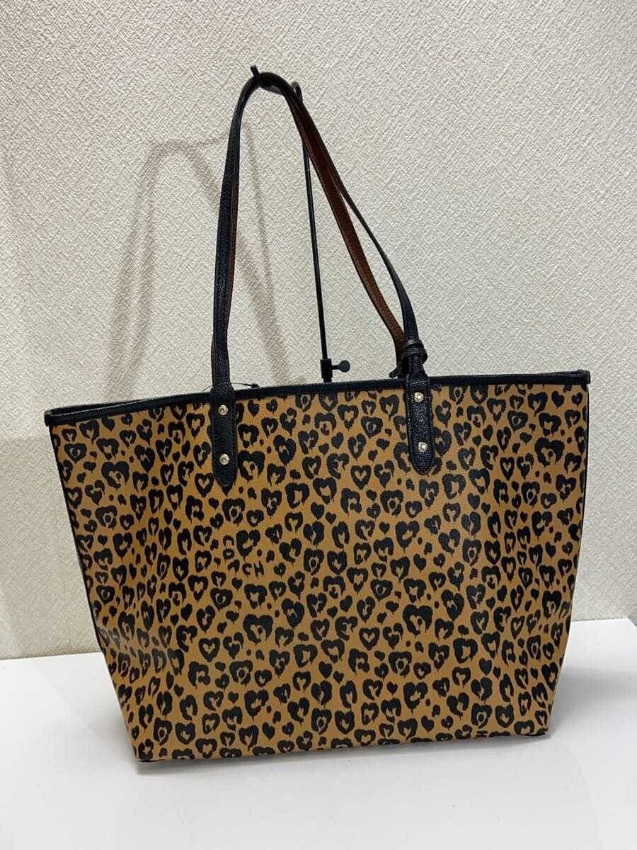 COACH Reversible Tote Bag PVC BRW F24209 3