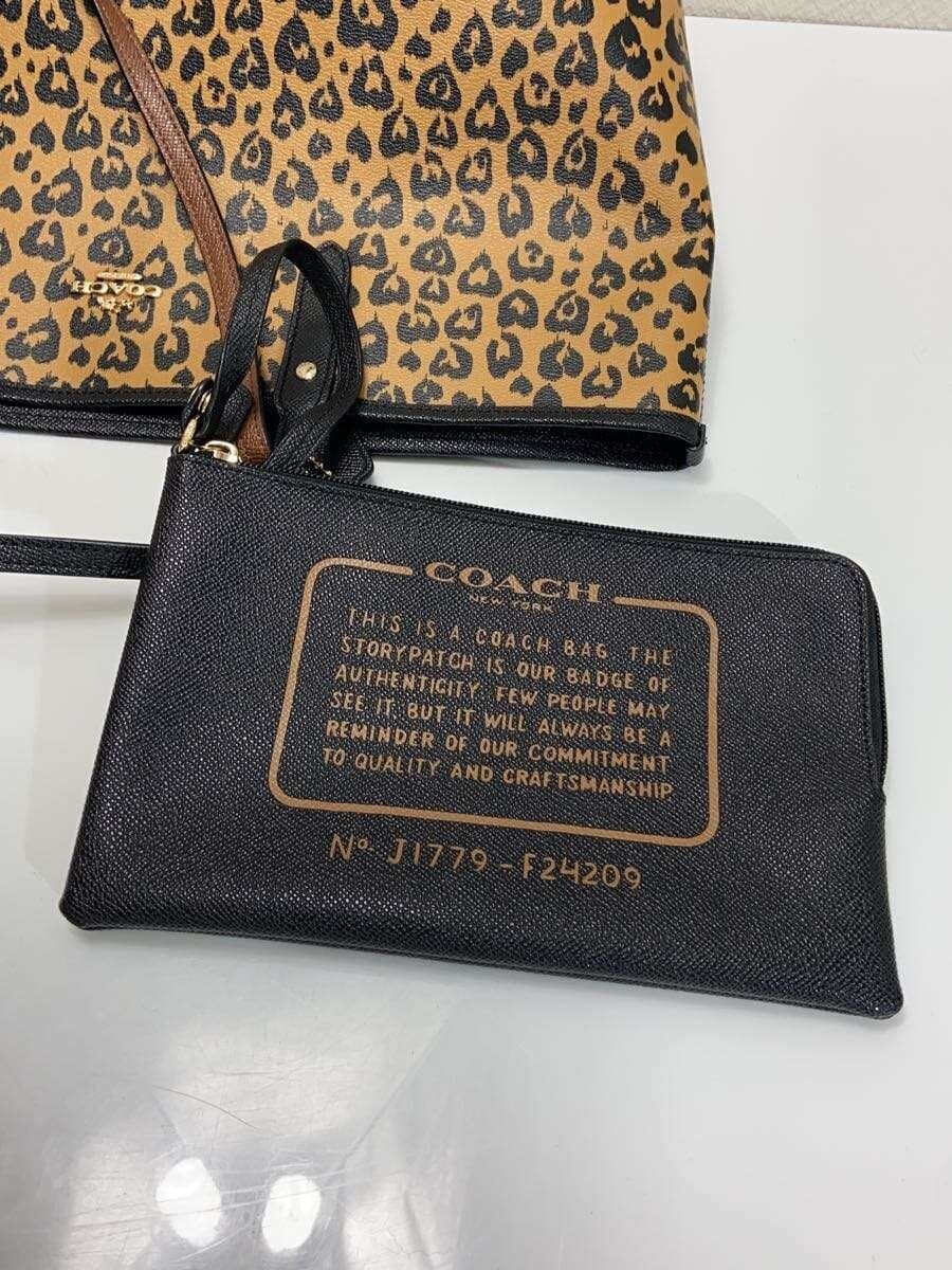 COACH Reversible Tote Bag PVC BRW F24209 7