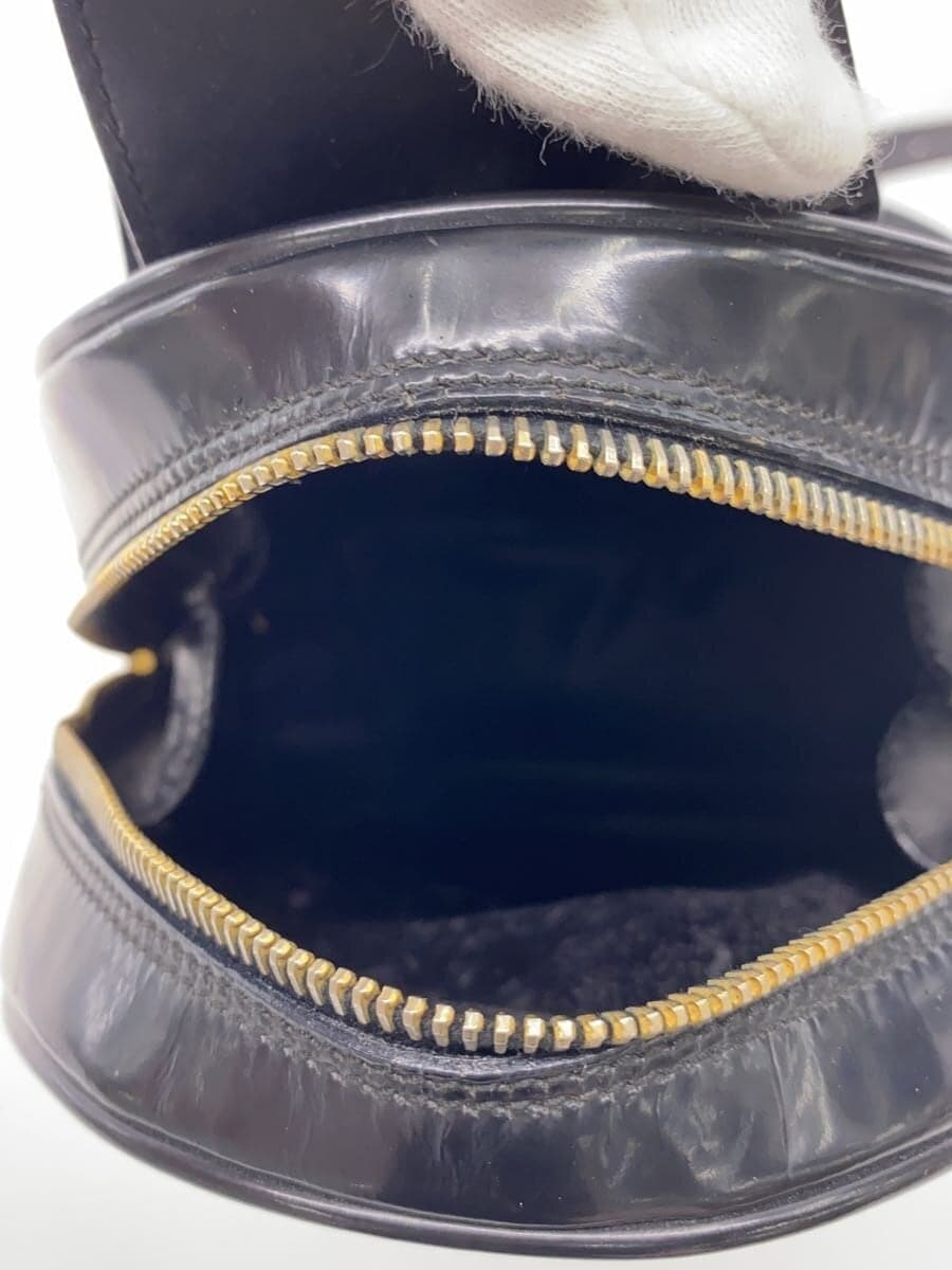 GUCCI Backpack Patent Leather BLK Solid 6