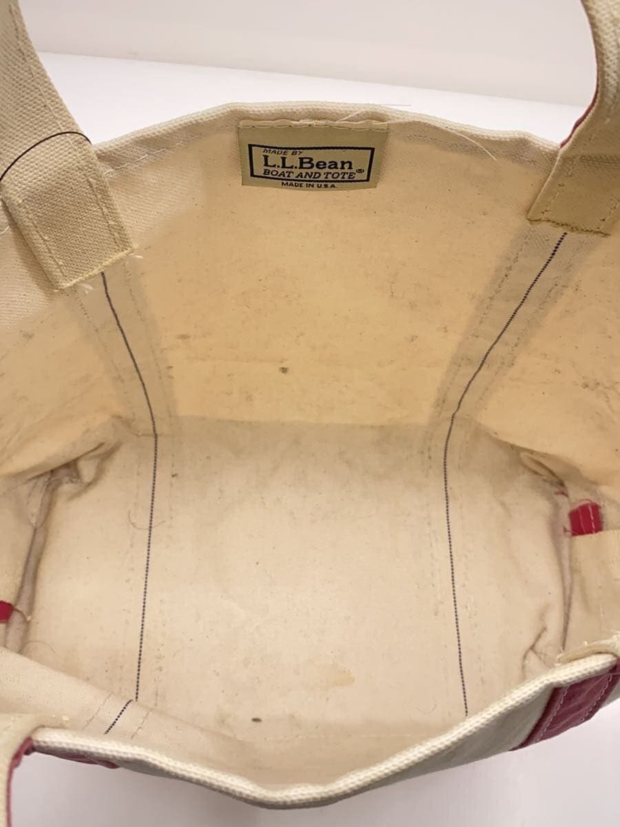 L.L.Bean Tote Bag Canvas PNK 6