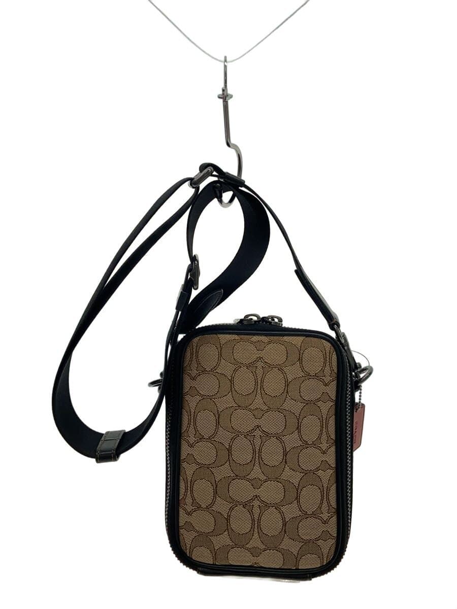 COACH Shoulder Bag BEG All Over Pattern CH097