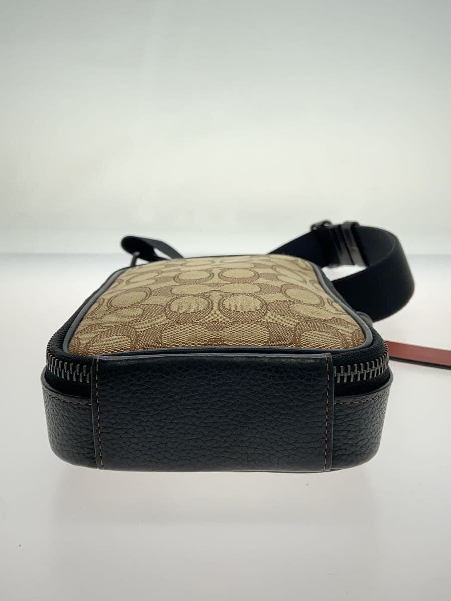 COACH Shoulder Bag BEG All Over Pattern CH097 4