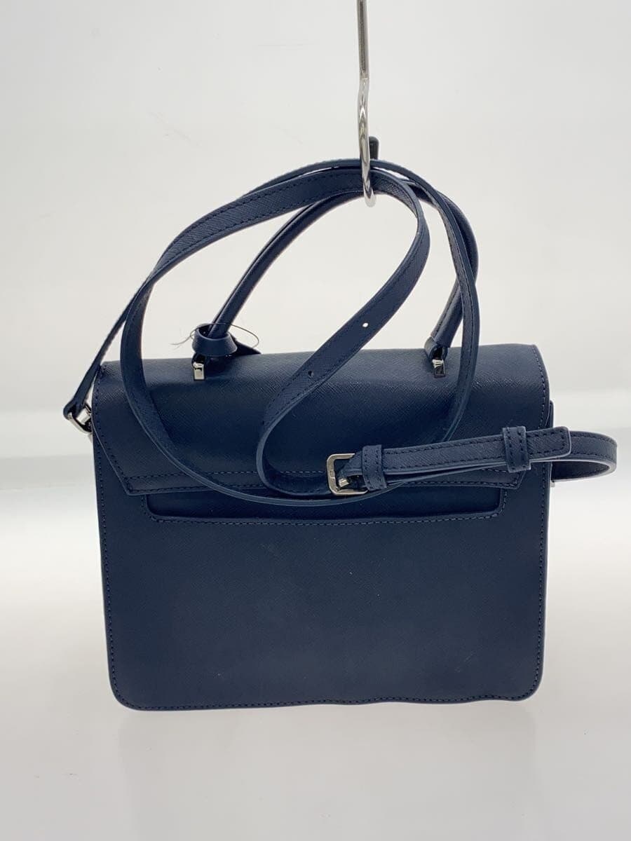 agnes b. Handbag Leather BLU HS31-02 3