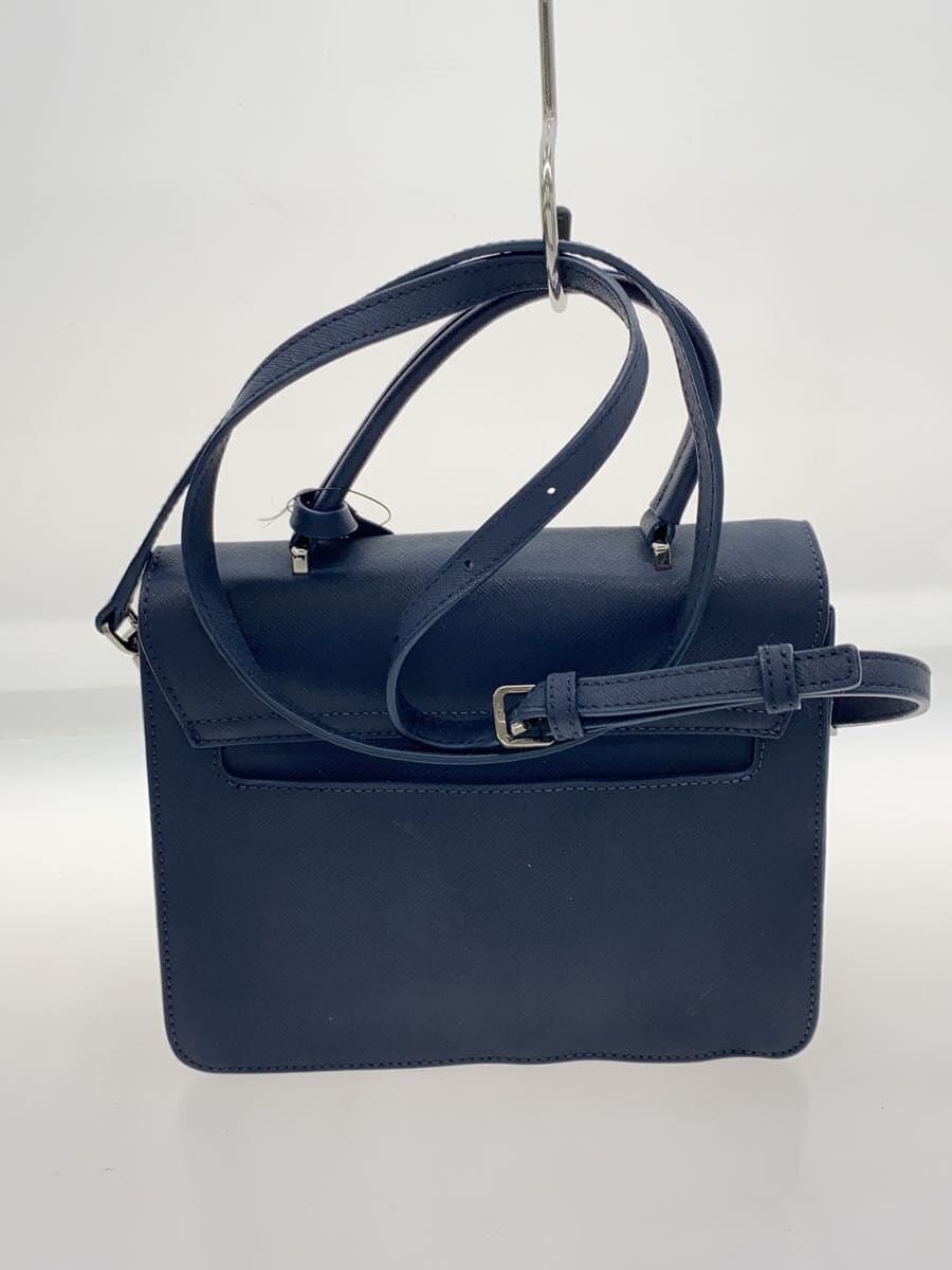 agnes b. Handbag Leather BLU HS31-02 3