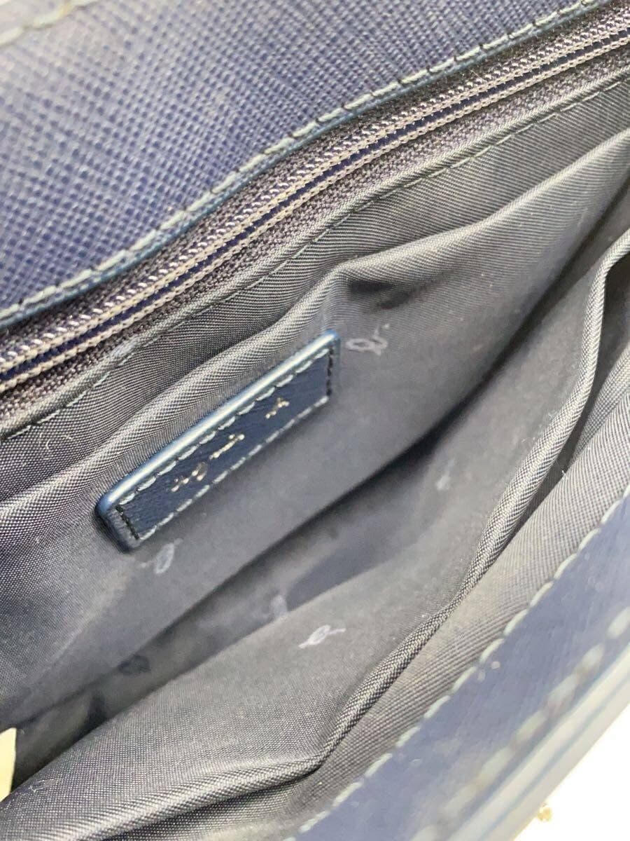 agnes b. Handbag Leather BLU HS31-02 6