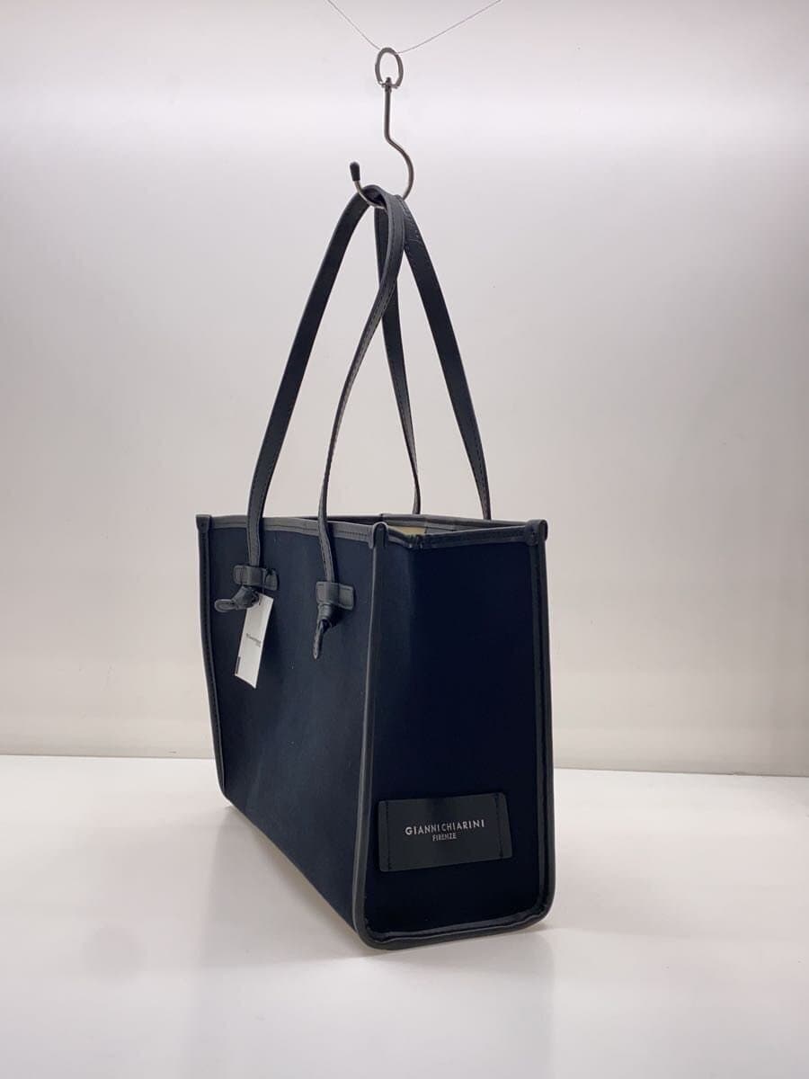 GIANNI CHIARINI Tote Bag Canvas BLK Solid 2