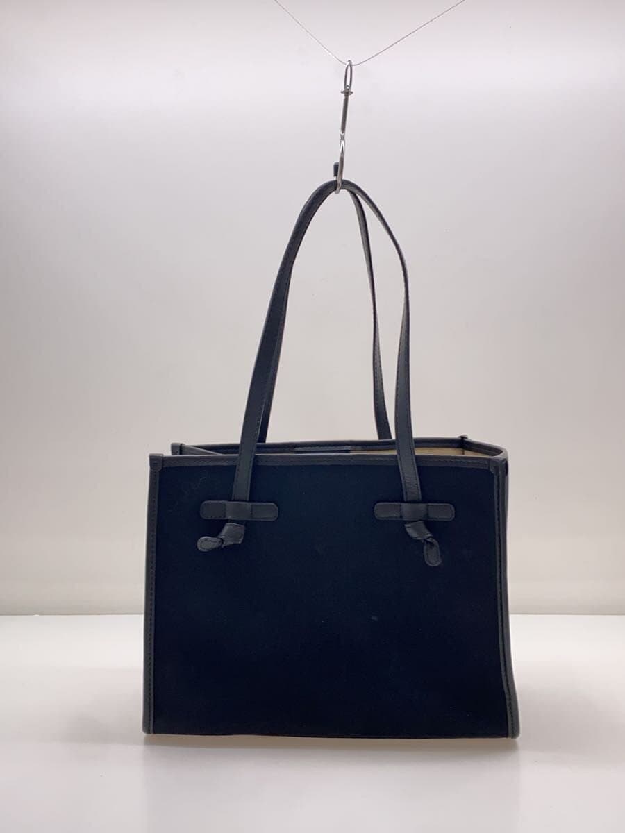 GIANNI CHIARINI Tote Bag Canvas BLK Solid 3