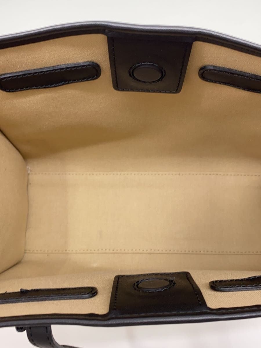 GIANNI CHIARINI Tote Bag Canvas BLK Solid 6