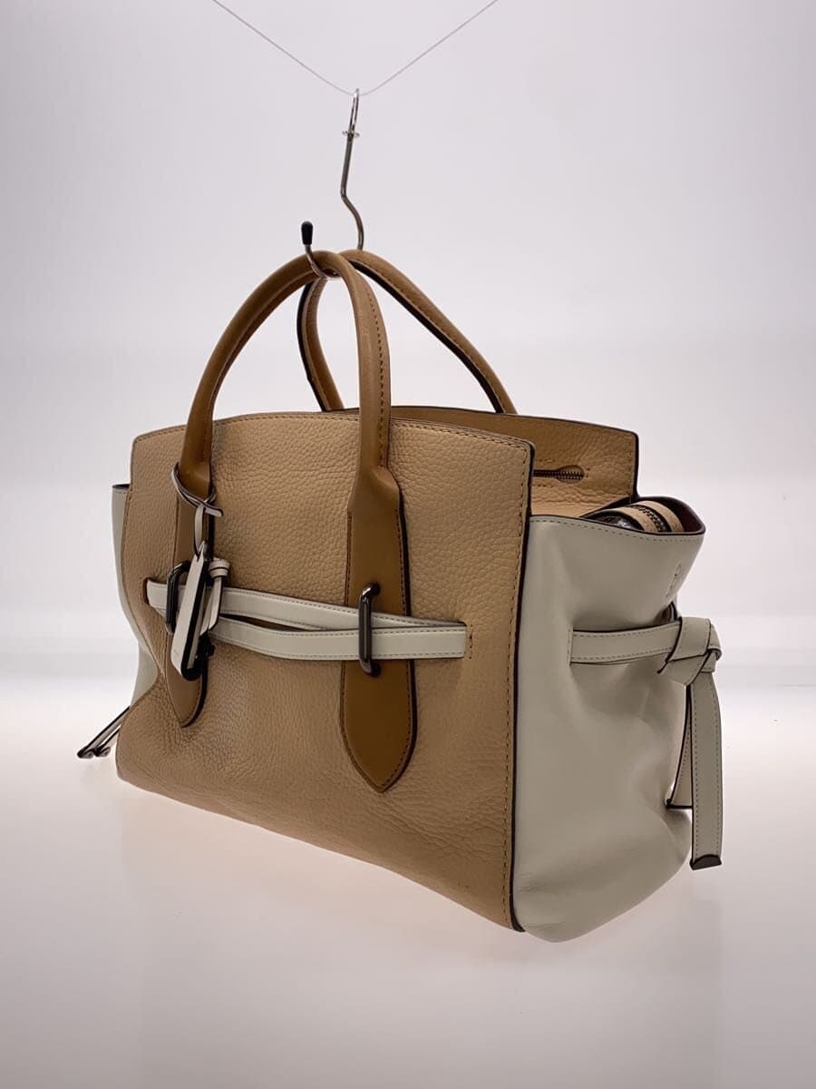 COACH Tote Bag_Combi Leather Cowhide BEG 2