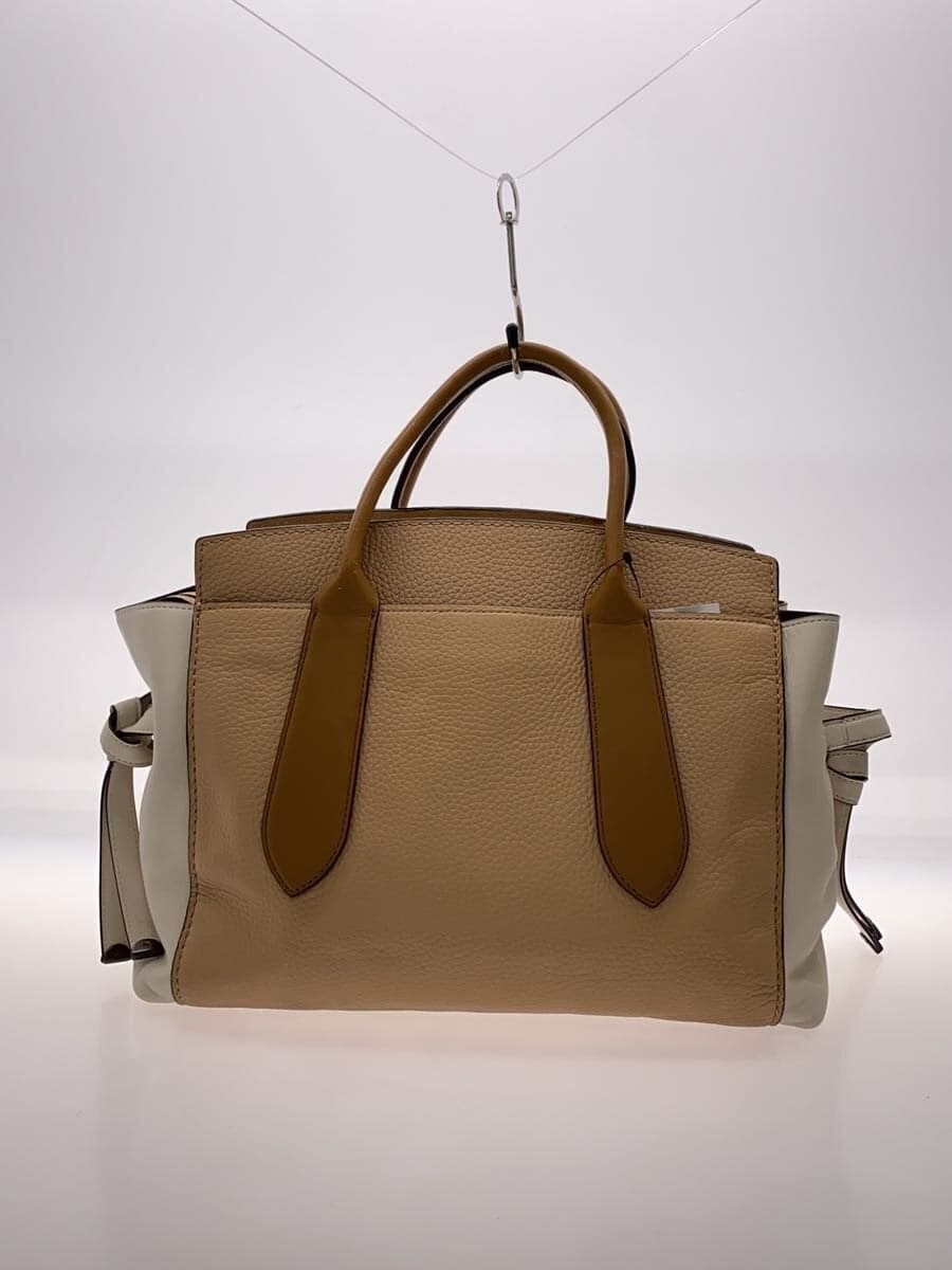 COACH Tote Bag_Combi Leather Cowhide BEG 3