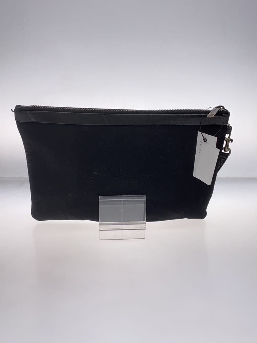 SAINT LAURENT Second Bag Canvas BLK Print 3