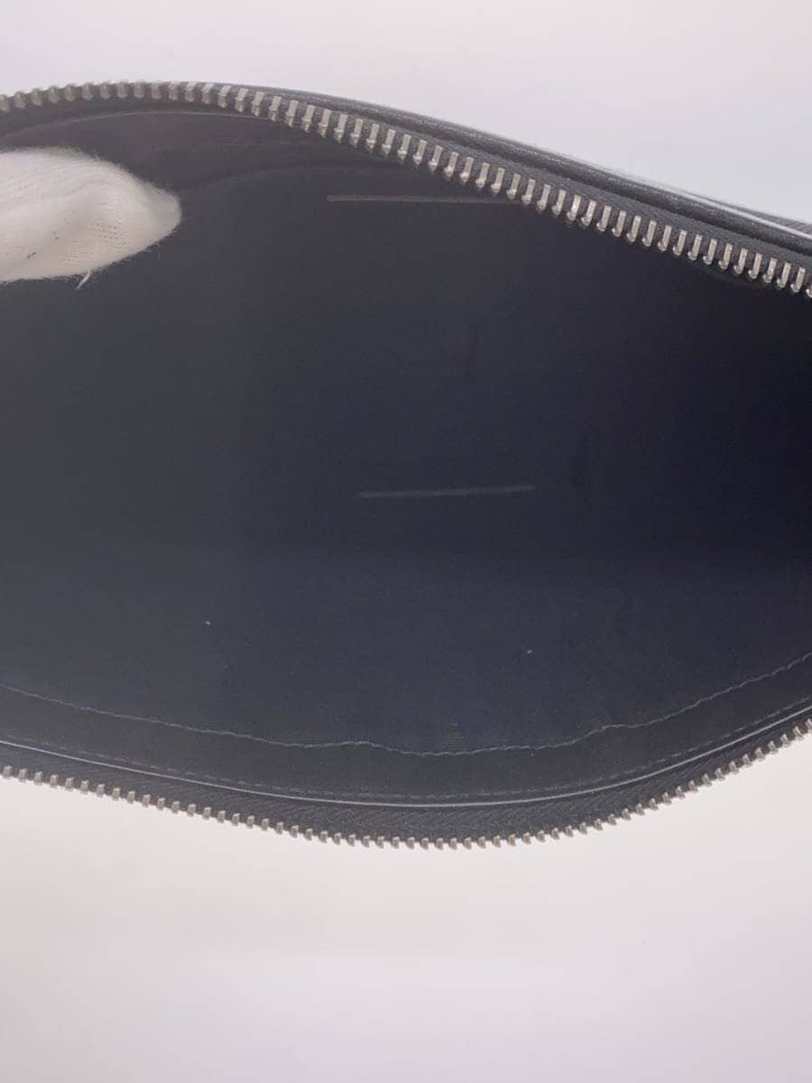 SAINT LAURENT Second Bag Canvas BLK Print 6