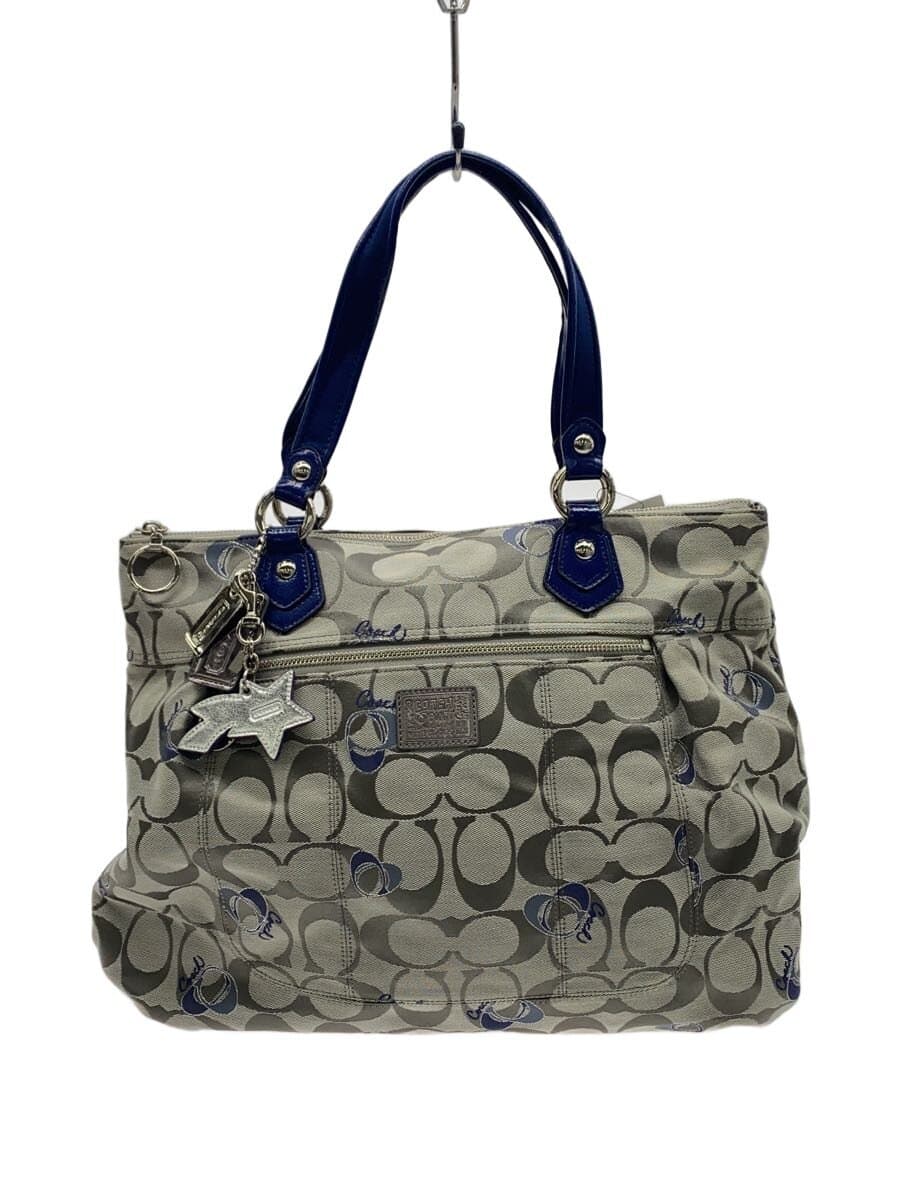 COACH Handbag GRY Monogram 18711