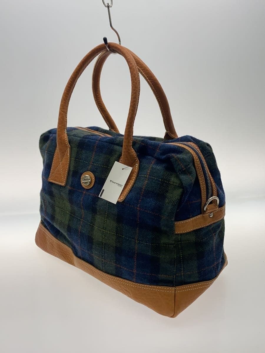 bonfanti Boston Bag GRN Check 2