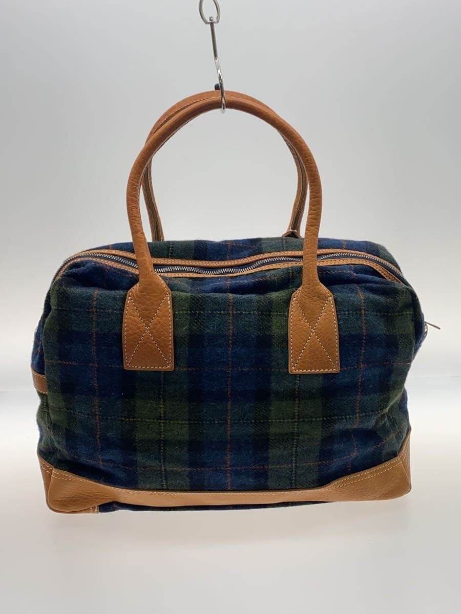 bonfanti Boston Bag GRN Check 3