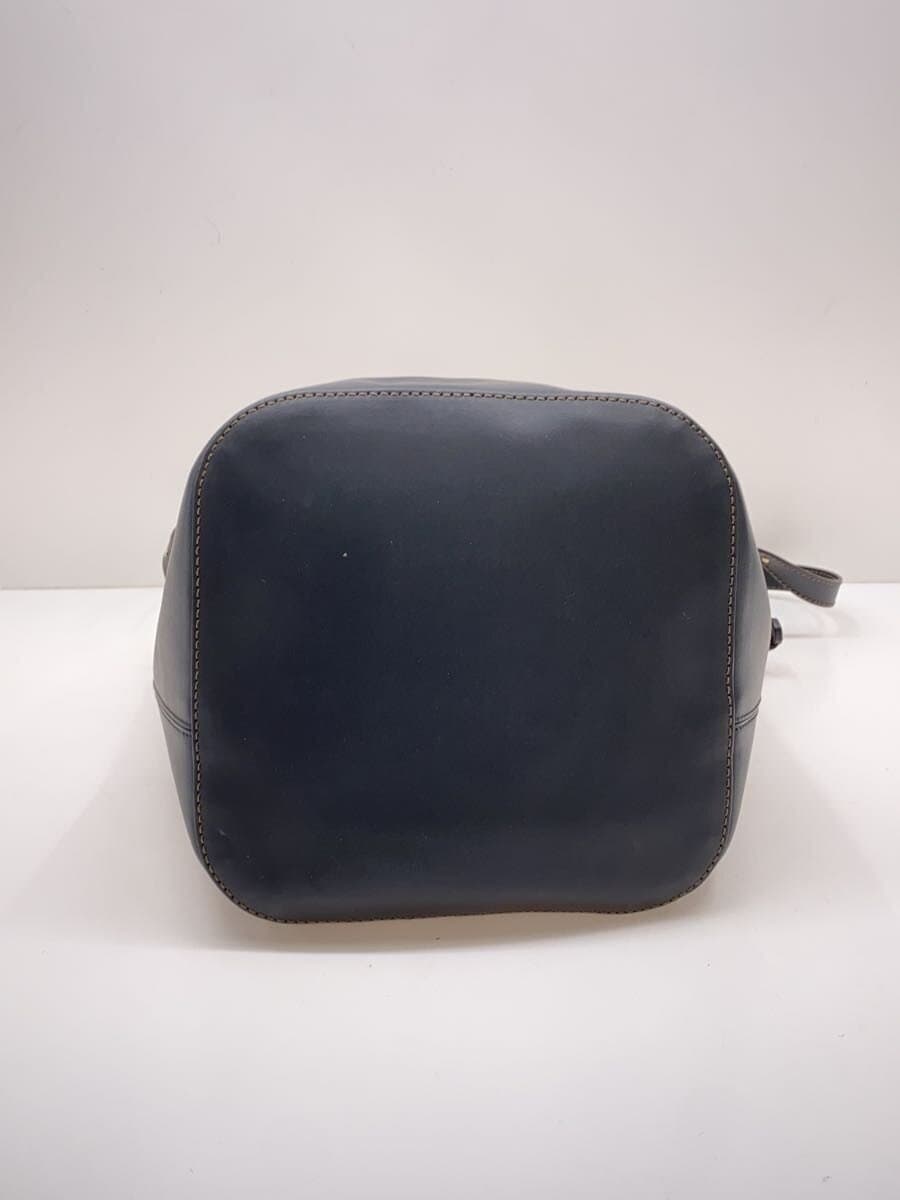 FURLA Shoulder Bag BLK Pouch Bucket Bag Tote 2-Way 4