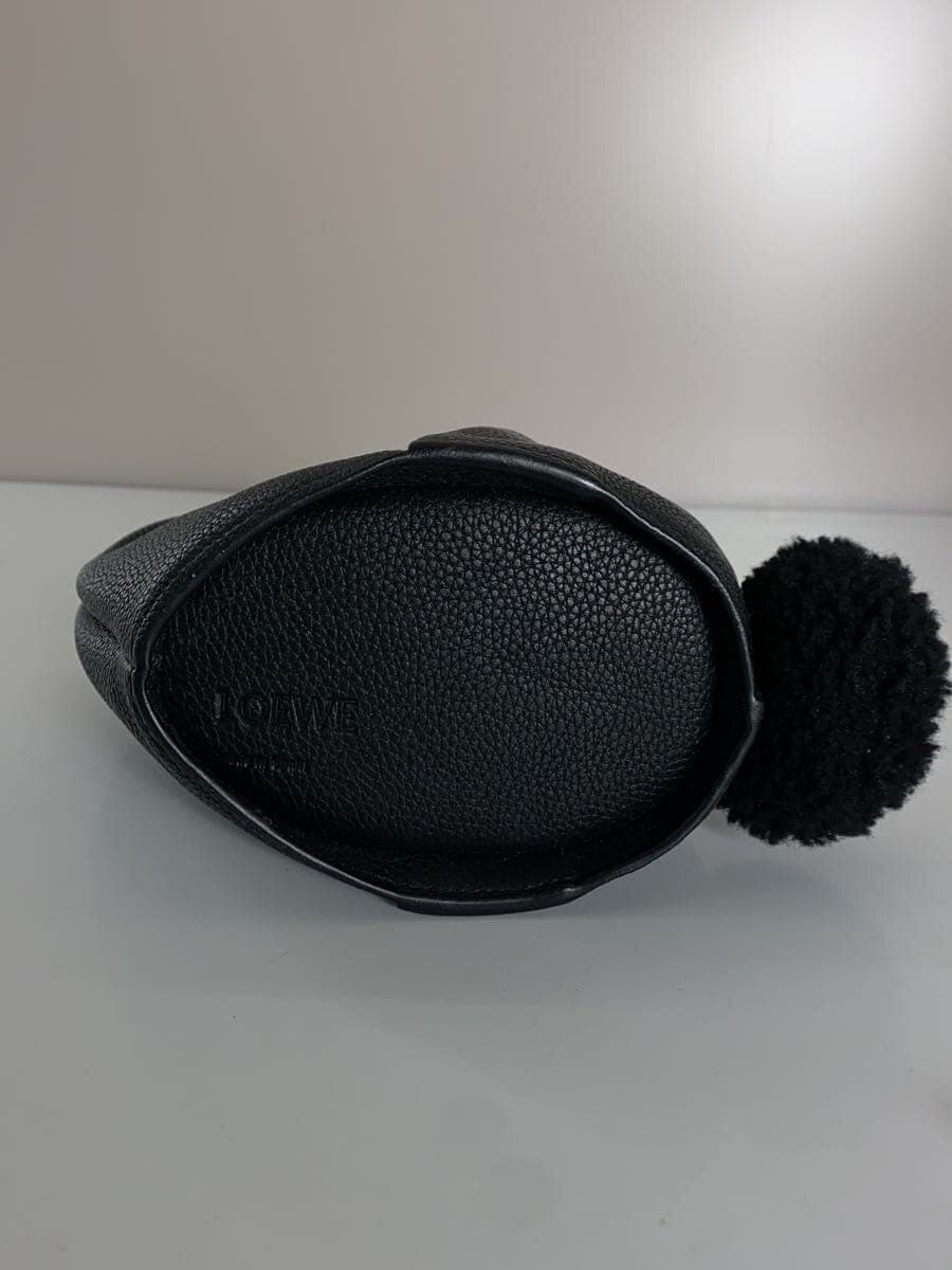 LOEWEBUNNY MINI BAG Shoulder Bag Leather BLK 199.12.T35 4