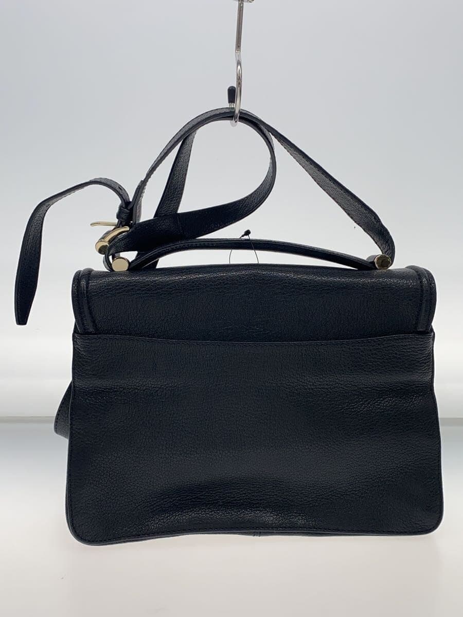 MAX MARA shoulder bag leather BLK 3