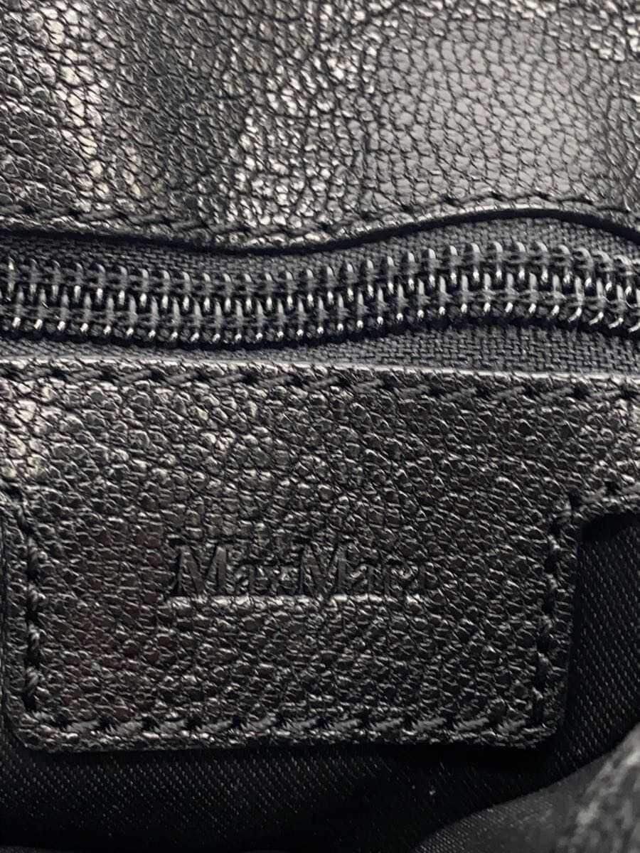 MAX MARA shoulder bag leather BLK 5