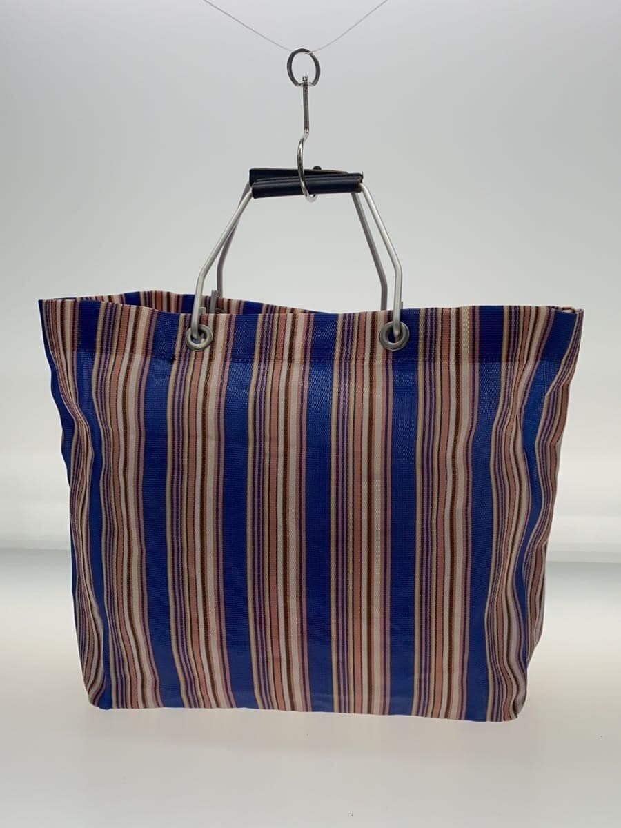 MARNI tote bag -- multicolor stripe flower cafe 3