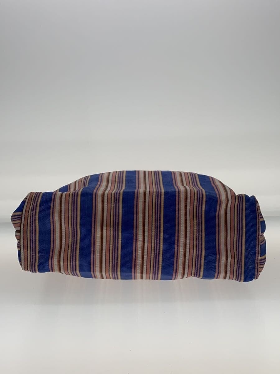 MARNI tote bag -- multicolor stripe flower cafe 4