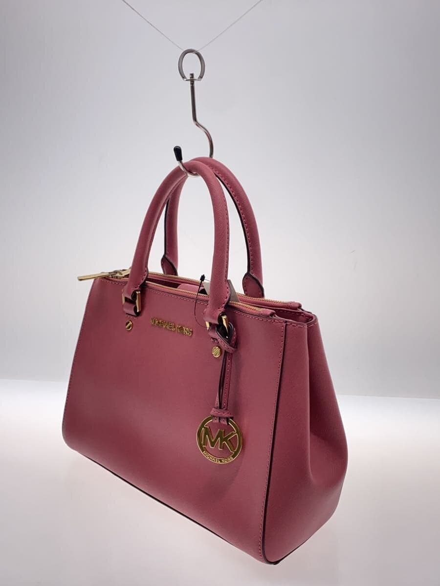 MICHAEL KORS handbag leather PNK solid color 2