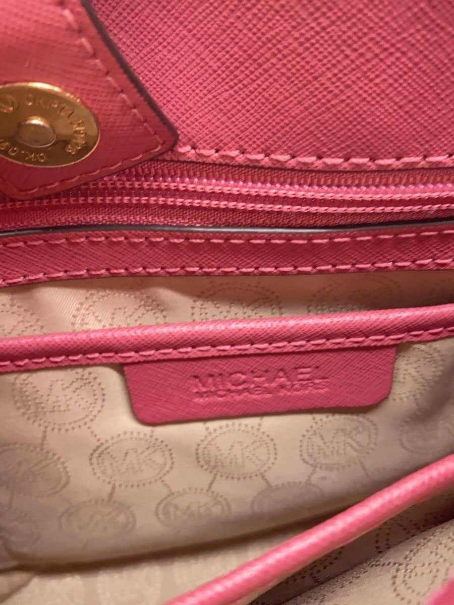 MICHAEL KORS handbag leather PNK solid color 5