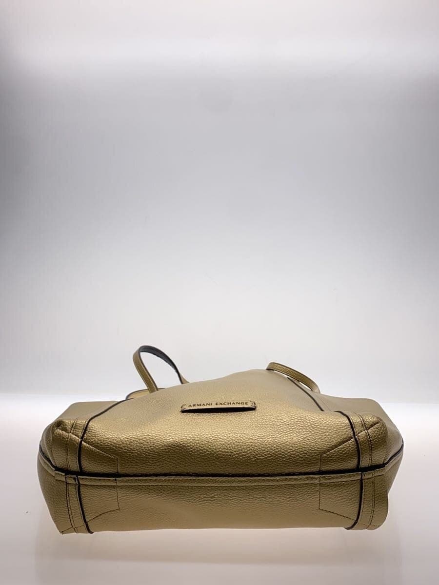 ARMANI EXCHANGE tote bag faux leather GLD 4