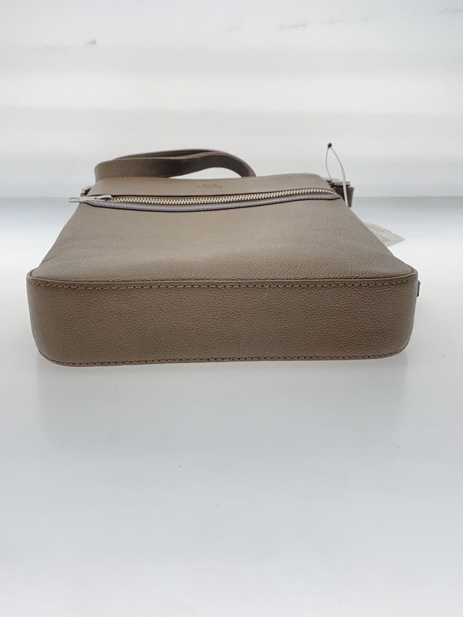 SEEKER Shoulder Bag Leather BRW Plain 4