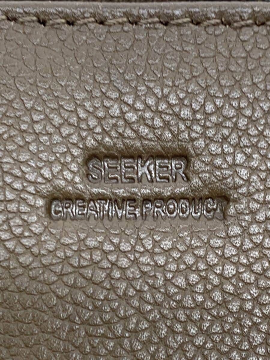 SEEKER Shoulder Bag Leather BRW Plain 5