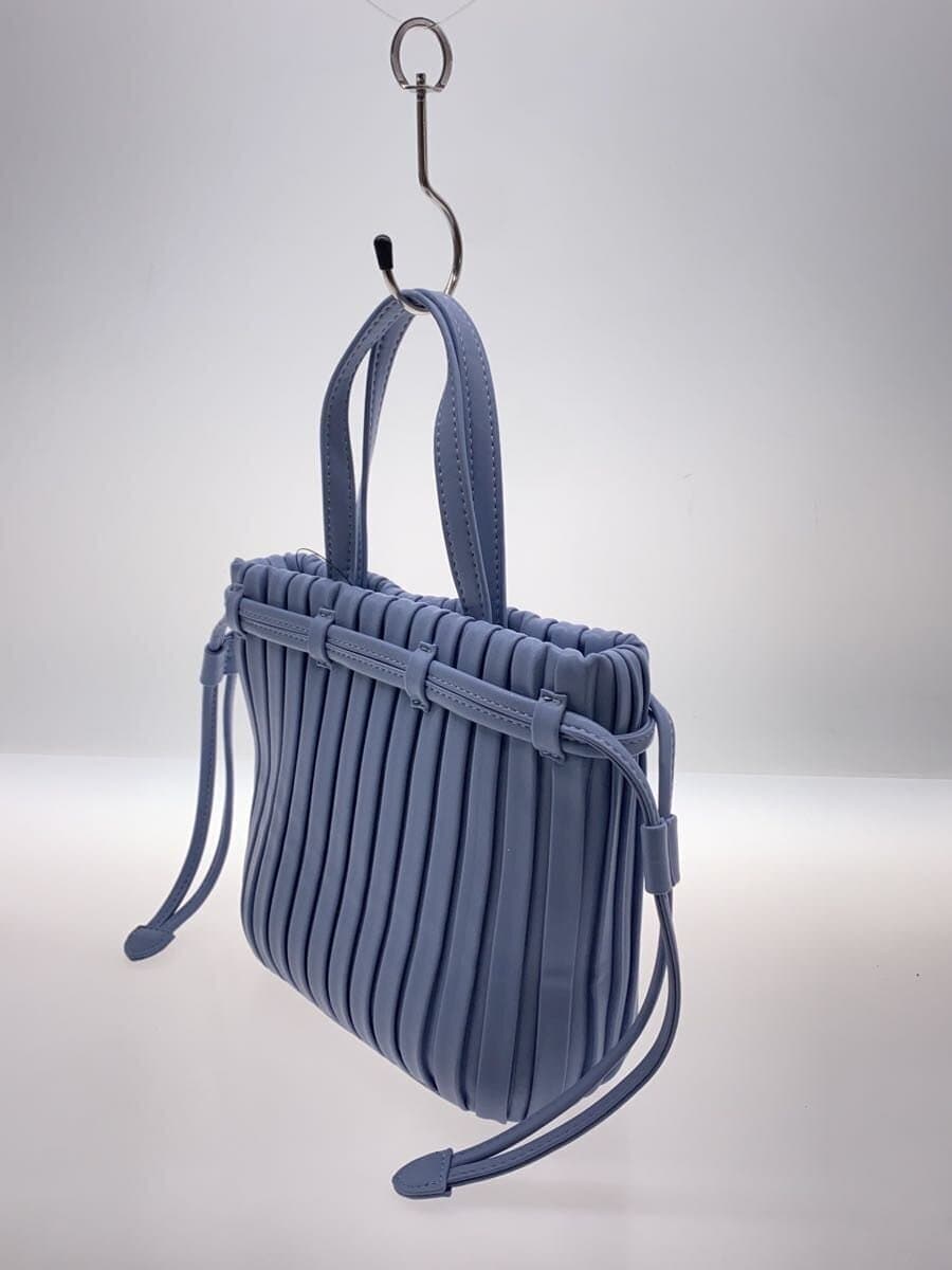 GUSCIO Shoulder Bag Leather Blue 2