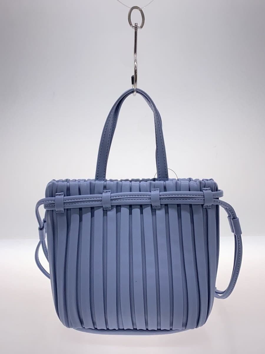 GUSCIO Shoulder Bag Leather Blue 3